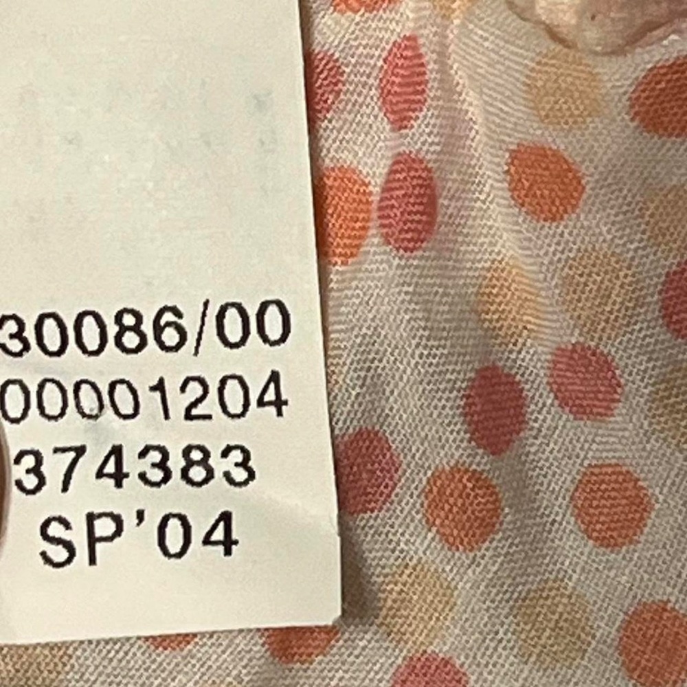 Y2K Gap Polka Dot Cotton Babydoll Top Size Medium Twee Coquette Downtown Girl - Picture 6 of 7